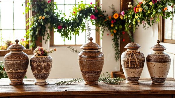 Les meilleures urnes de mariage bohème pour un style chic
